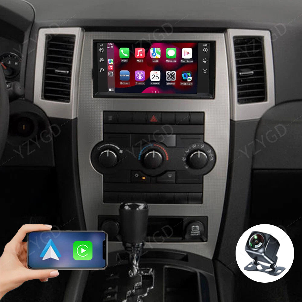 for Jeep for Grand Cherokee 2005-2011 Android Carplay Car Radio GPS Stereo Screen FM
