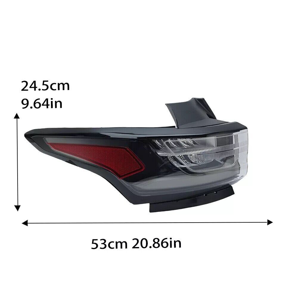 Left Outside TailLight TailLamp Rear Brake Lamp for Chevrolet Traverse 2018-2020