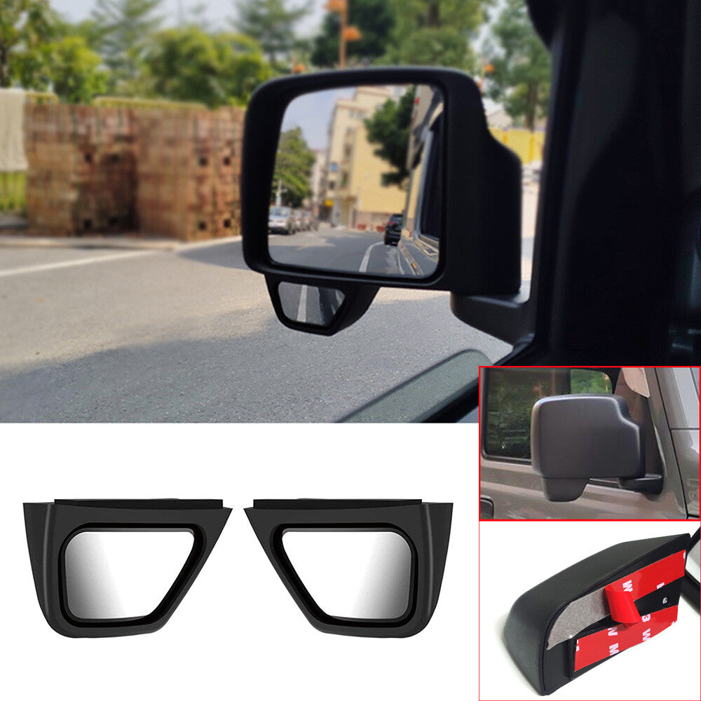 2PCS Rear View Mirror Blind Spot Mirror Wide-Angle Trim for Suzuki for Jimny 2019-23