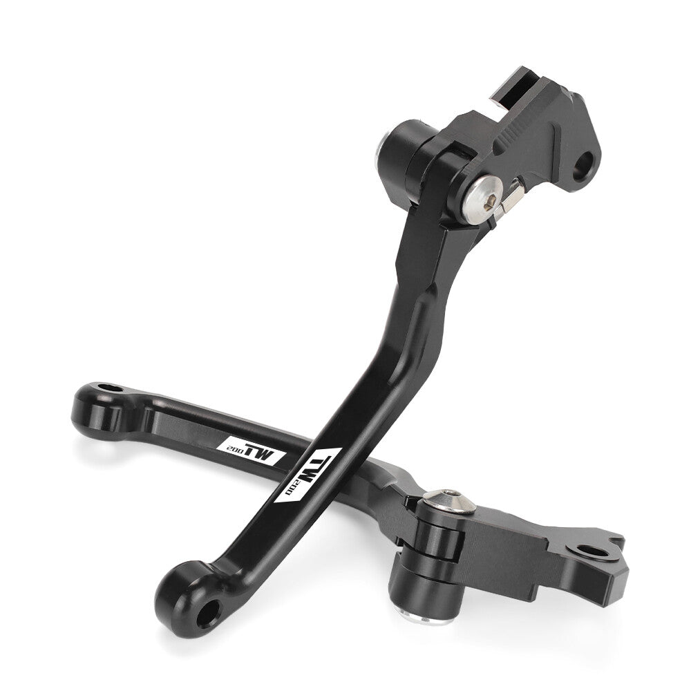 for YAMAHA TW 200 2001-2024 CNC Pivot Brake Clutch Levers TW LOGO TW200 2025 Q