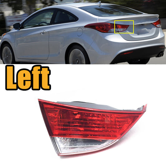 Left Rear Tail Light Inner Brake Lamp No Bulb for Hyundai for Elantra 2011-2013