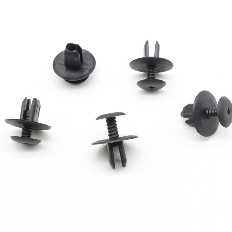 10-piece set of rear bumper side bracket screws and grommets suitable for Toyota 52197-22020