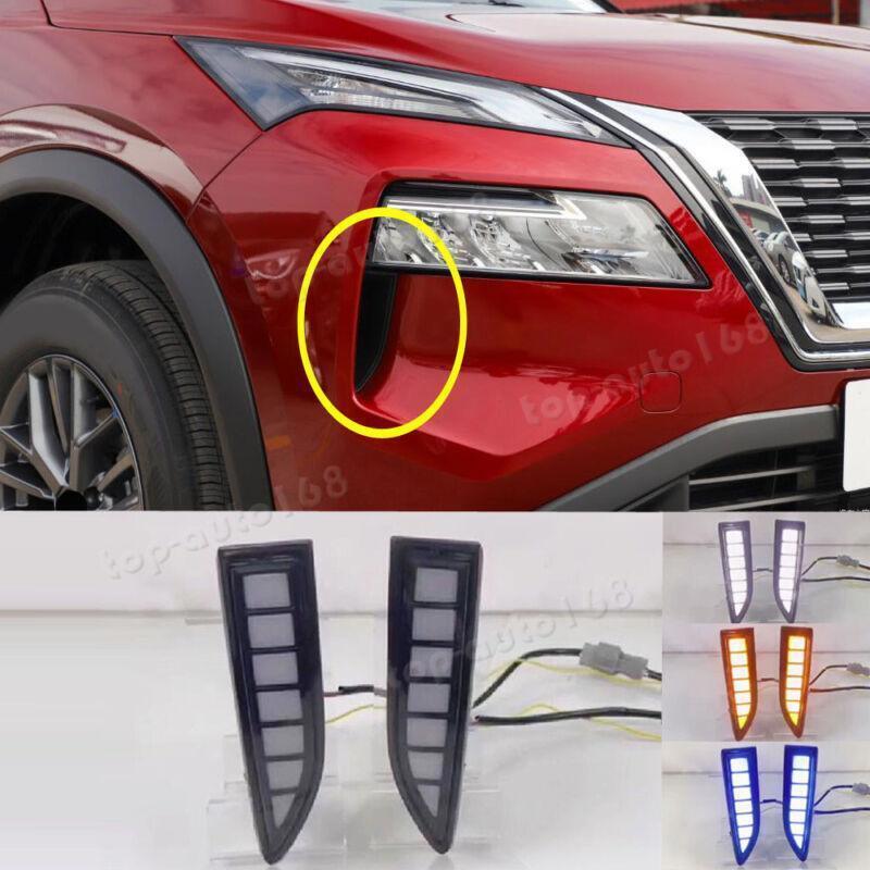 LED Daytime Running Lights /Turn Signal Lights 2pcs For Rogue 2021-2022 B n