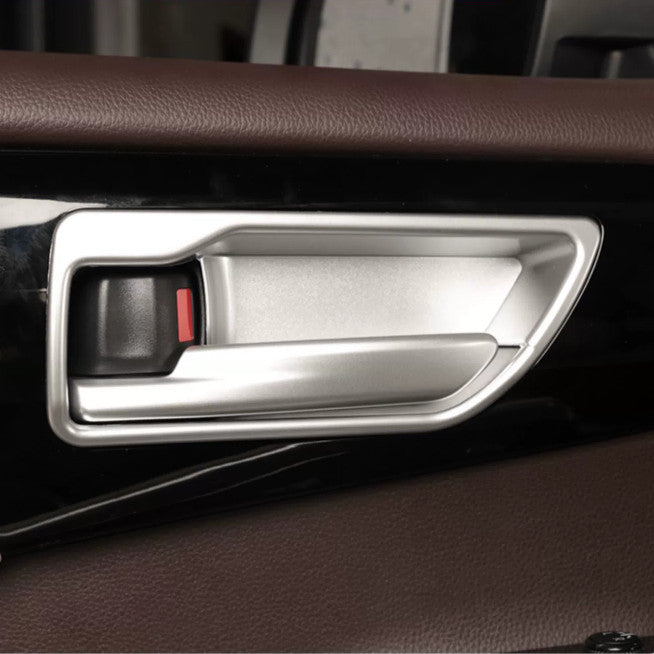 for Toyota Tundra 22-2024 Silver Inner Door Handle Bowl Moulding Cover Trim 4P