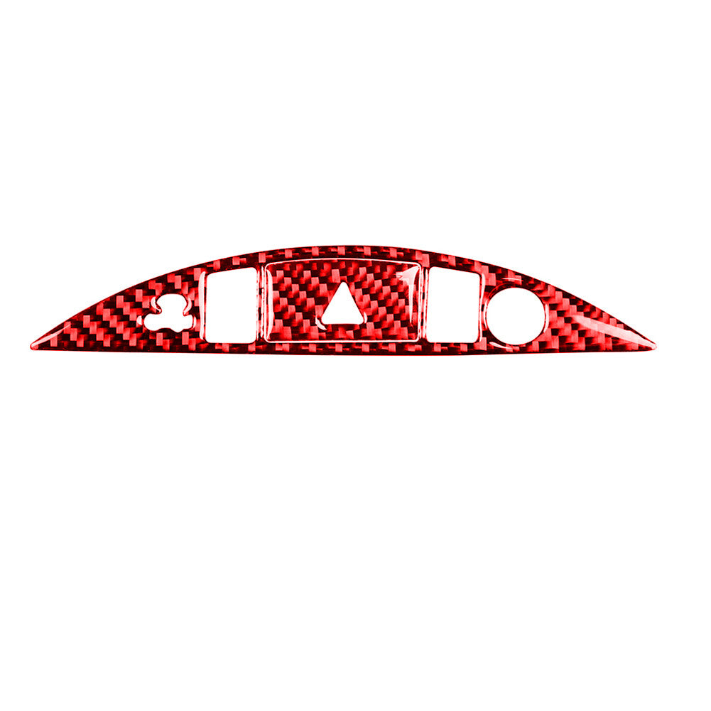 Red Carbon Fiber Interior Cover Fit for Mazda MX-5 Miata 2009 - 15