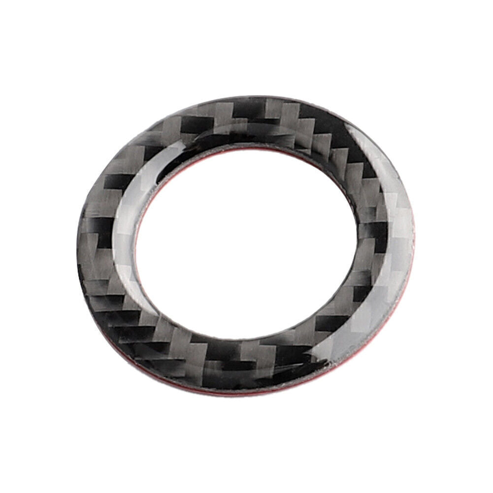 Start Stop Switch Ring Decor Trim Cover Fit for Ford for Mustang 2009-2013 Carbon Fiber