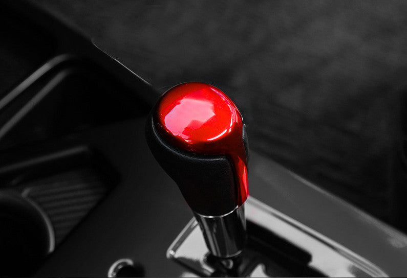 Red Gear Shift Knob Cover Trim For RAV4 2016 2017 2018 v