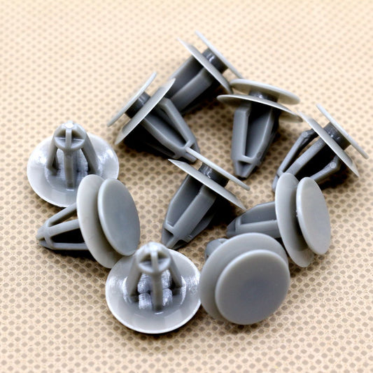 Suitable for Toyota Land Crusier Rocker Mounting Clips. Quantity: 10. Yellow Nylon 90467-12075 Q