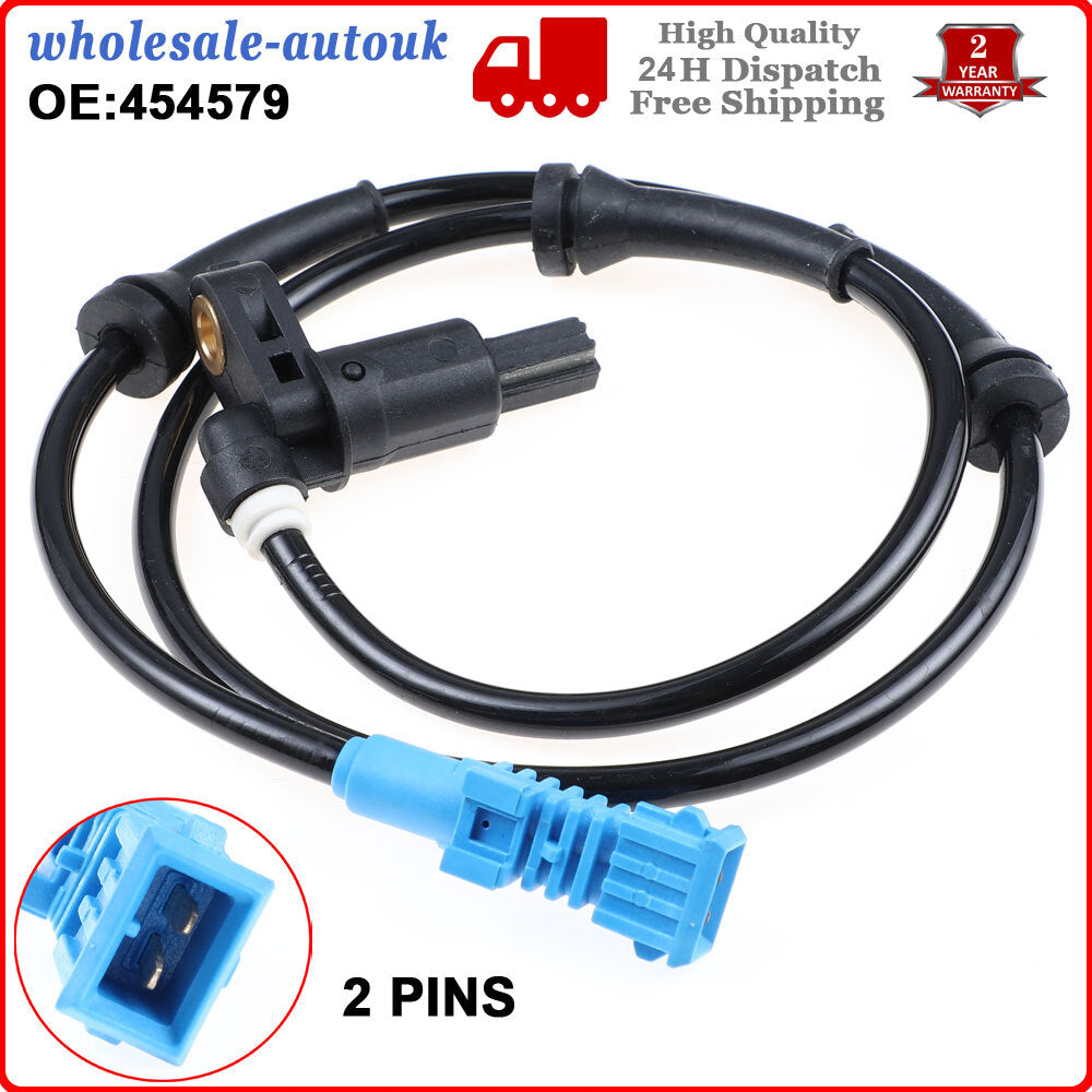 REAR ABS WHEEL SPEED SENSOR 454579 for PEUGEOT 206 CC 2.0 PETROL 2001-2002