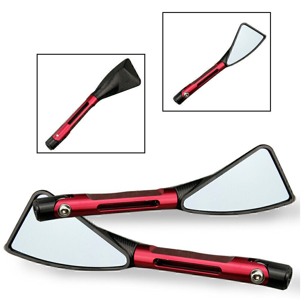 Rear View Mirror Red for Suzuki GSXR 1000 01-04 & GSXR 600 2001-2005 Motorcycle Q