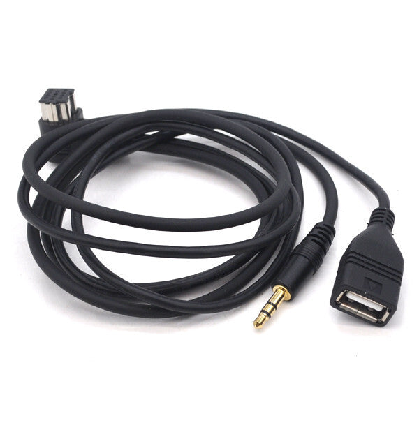 Retrofit USB aux adaptor socket Cable wire headunit Radio for vw for Golf 6 mk6 v