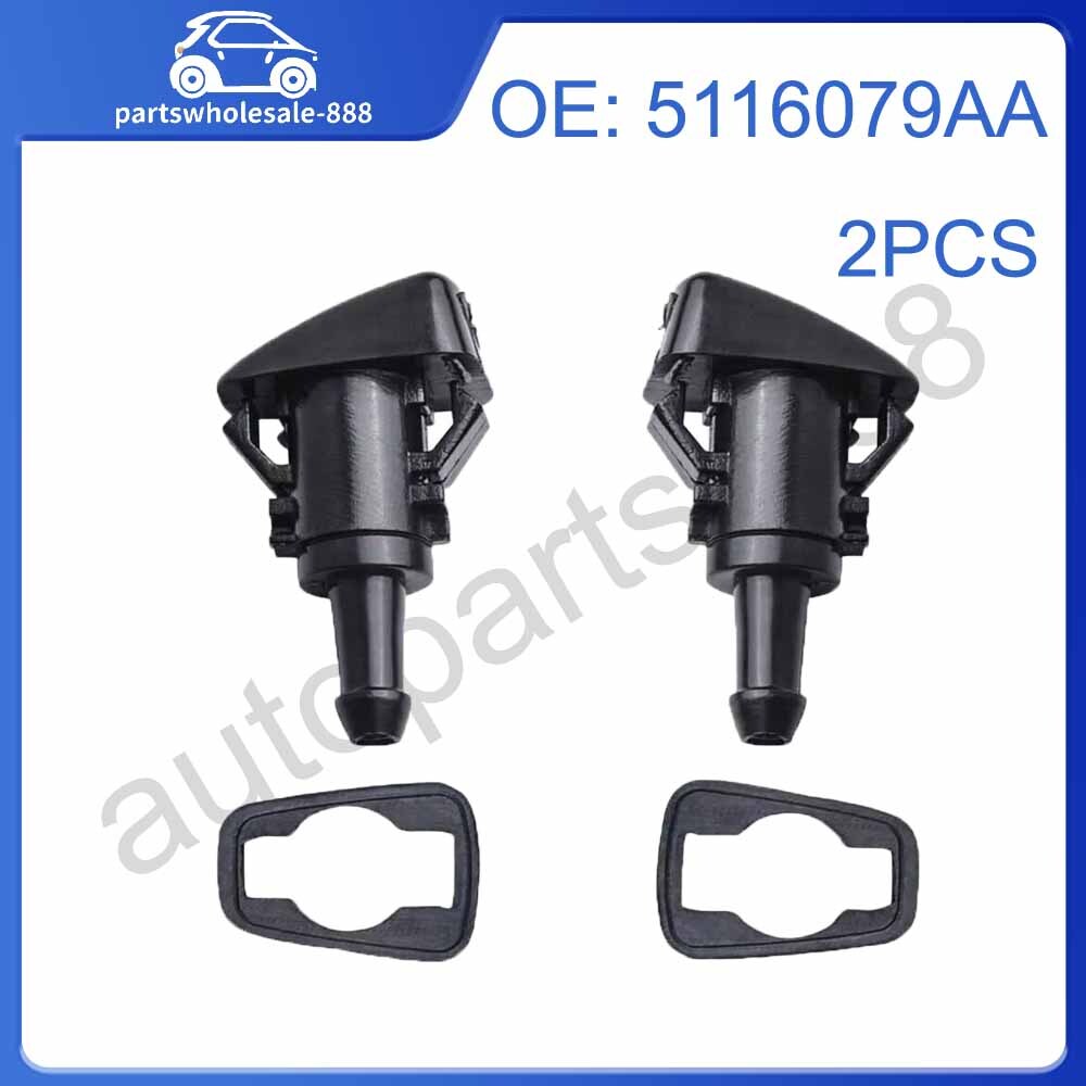 2-pack windshield washer fluid spray for Chrysler Sebring (2005-2010)