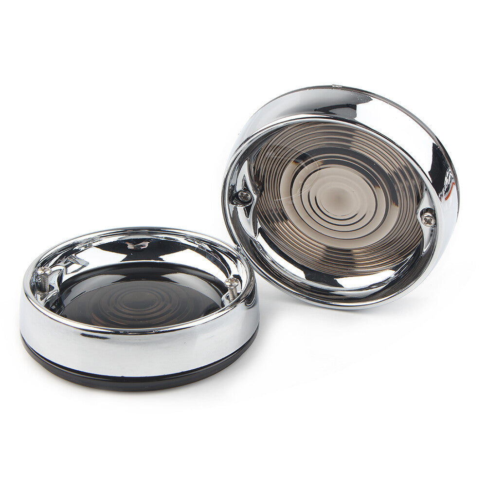 for Harley Touring Tour Glides 3-1/4 Turn Signal Bezels Lens CoverTrim Rings