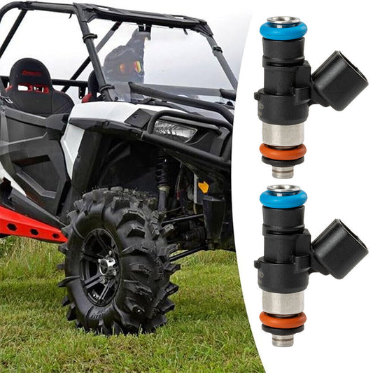 2x Fuel Injector for Polaris Ranger XP 900 Ranger Crew 570 Sportsman 450 2521068 Q
