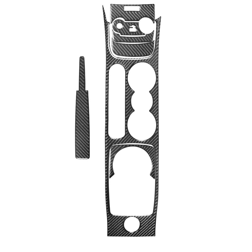 Red Carbon Fiber Dim Light Control Panel Cover Trim For Fiesta 2011-2015 v