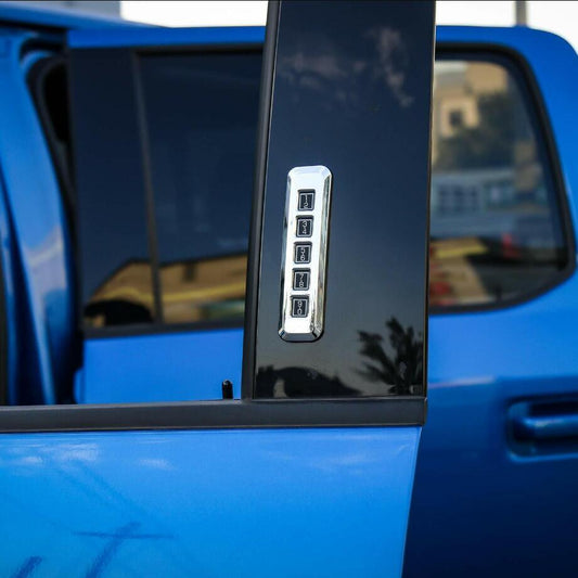 Chrome door lock keypad support trim for 2015-2020 for Ford F150