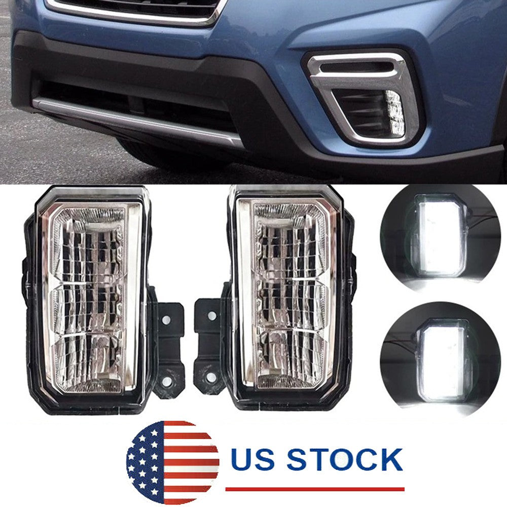 2pcs Front Fog Light Bumper Driving Lamps for Subaru for Forester 2019 2020 2021