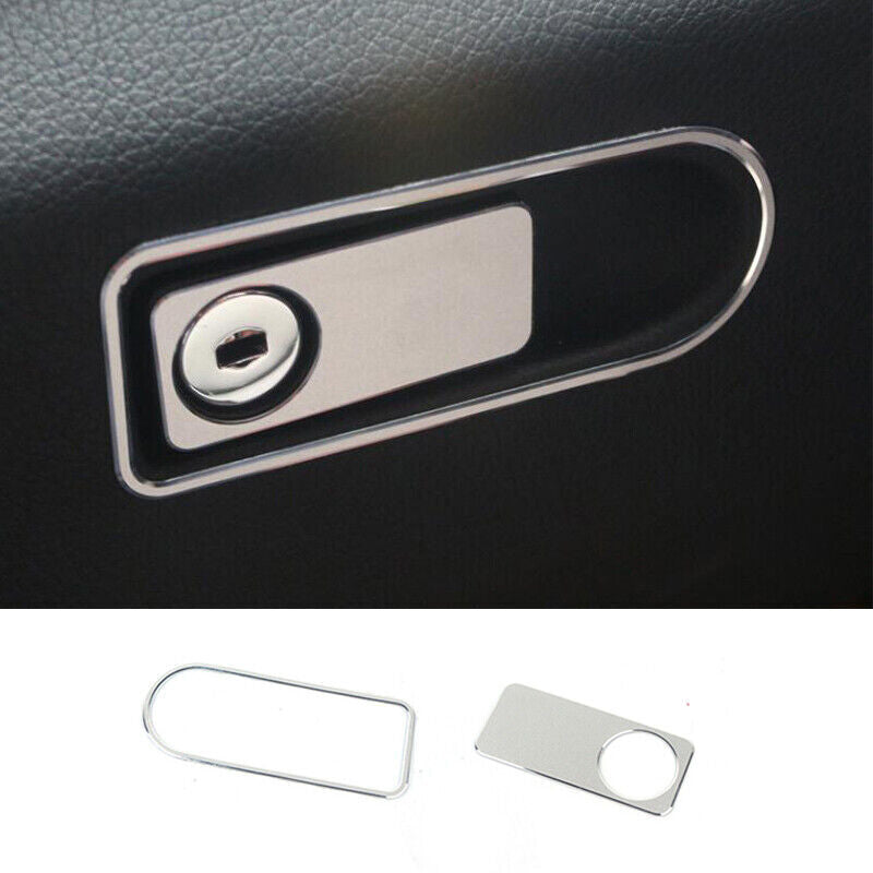 1 Automotive interior accessories Stainless steel clip sunshade vanity mirror- v