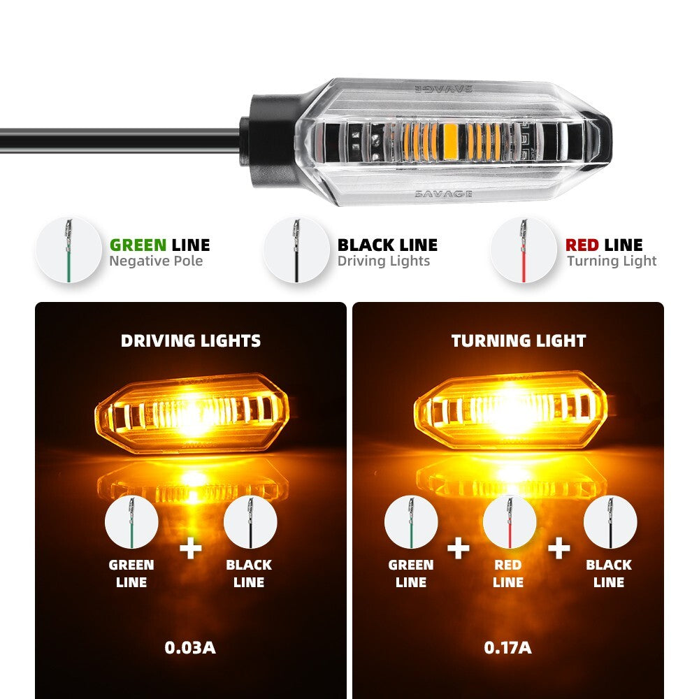 Front LED Turn Signal Lights for HONDA CRF450RL CRF300L CRF 300L RALLY 2021-23 Q