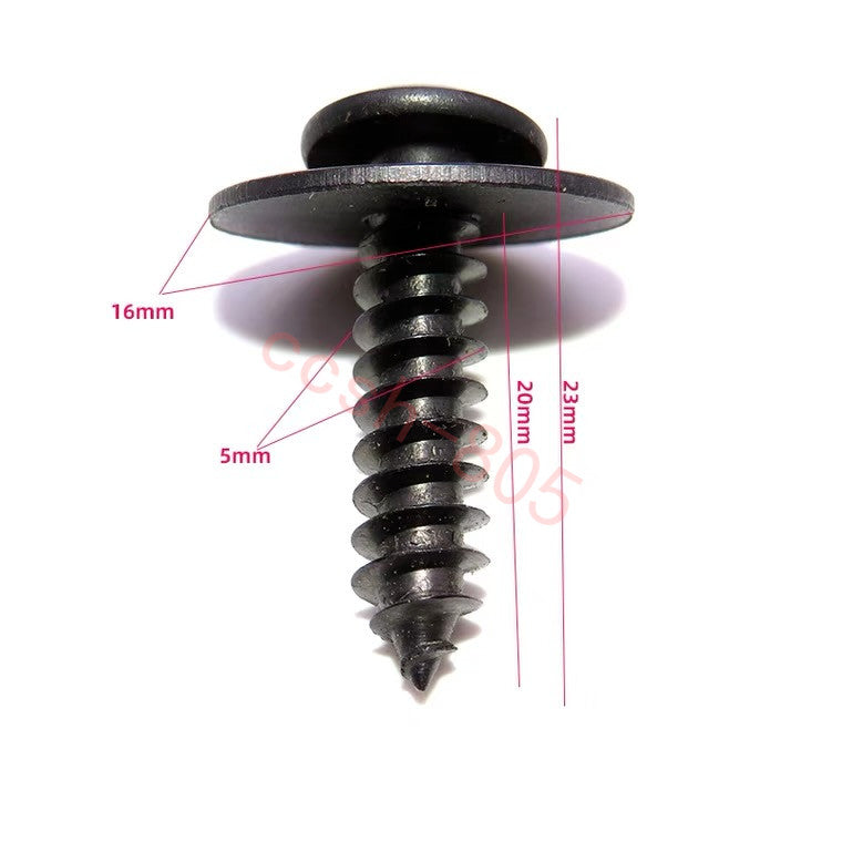 10 Pcs Car Splash Shield Phillips Truss Head Sems Screws Retainer for Honda Q