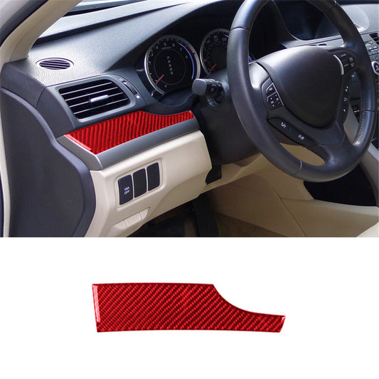 Carbon Fiber Window Lift Panel Switch Cover Trim For Camaro 16-18 Red v