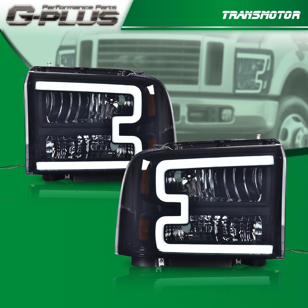 Bright LED DRL gum year one pass 2005-2007 F250 F350 Super Duty- v