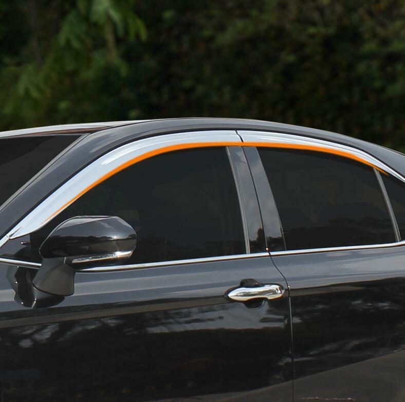 for Toyota for Camry 2012-2017 Chrome Window Wind Visors Rain Guard Vent Deflectors