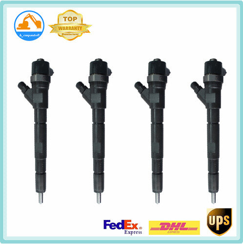 4PCS Fuel Injector 0445110186 for Hyundai Starex for Kia Sorento 2.5 Diesel