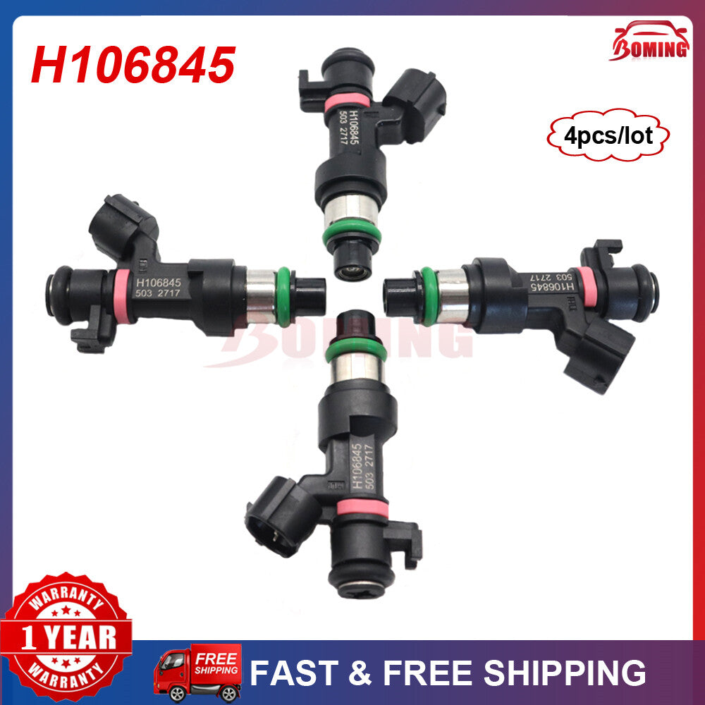 H106845 4PCS New Fuel Injector for Renault Fluence 2.0L 16V 16600-6863R