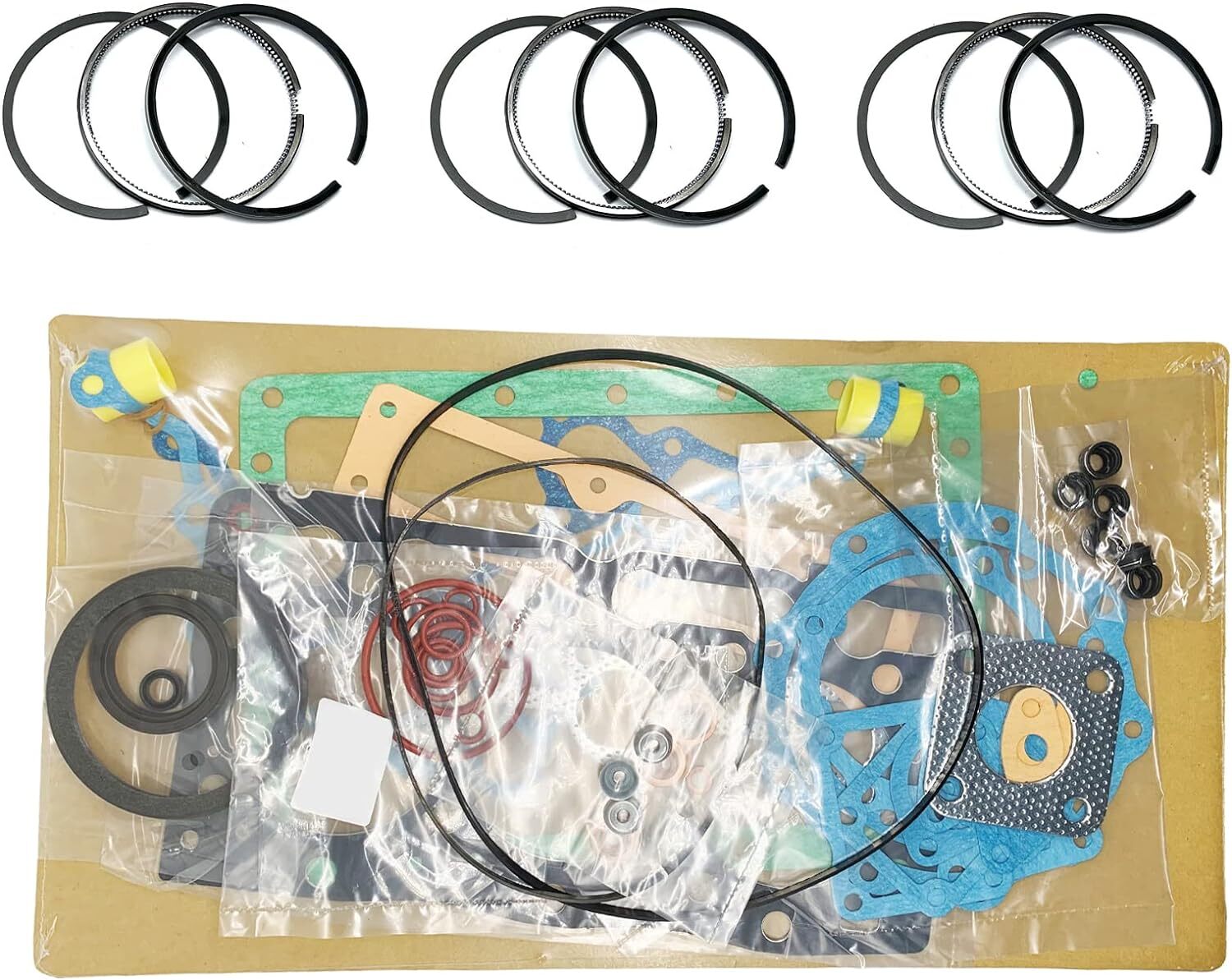 Piston Rings Set 83mm STD compatible with for VW for Audi A6 Q5 Q7 3.0 TDI Diesel 19865 B