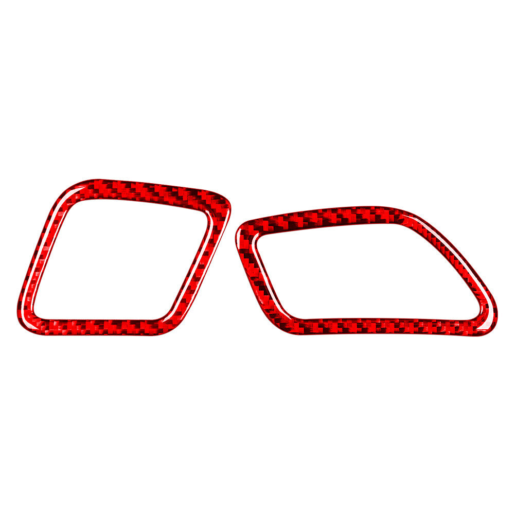 Dashboard Side Air Vent Outlet Cover Trim Red for Infiniti JX35 QX60 2013-2016
