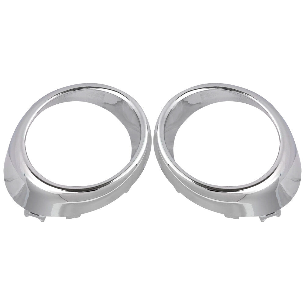 2X For 2010-2014 G25 G37 M37 M56 Q70 Left+Right Chrome Trim Bezel Ring Fog Lamp