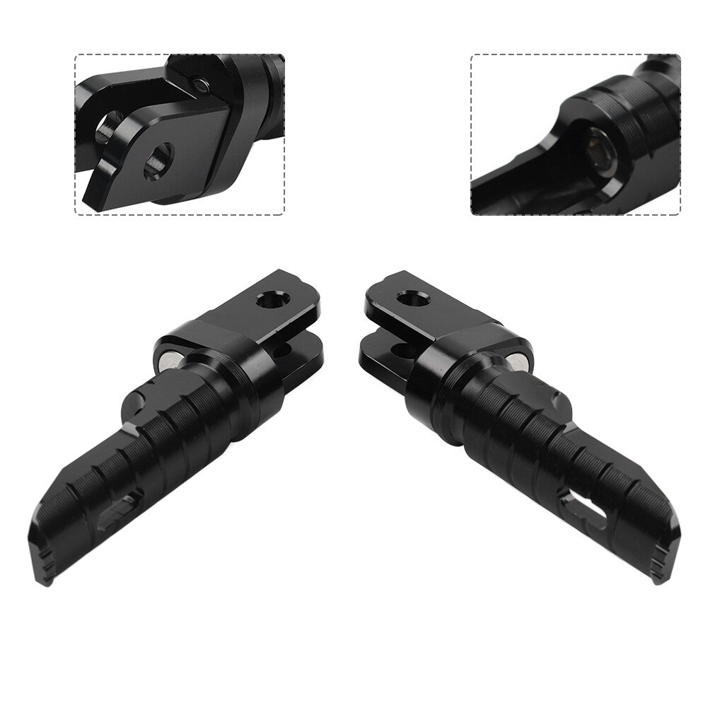 Black Front Footrest Foot Peg for BMW R Nine T Scrambler/Pure 20-23 F900R F900XR