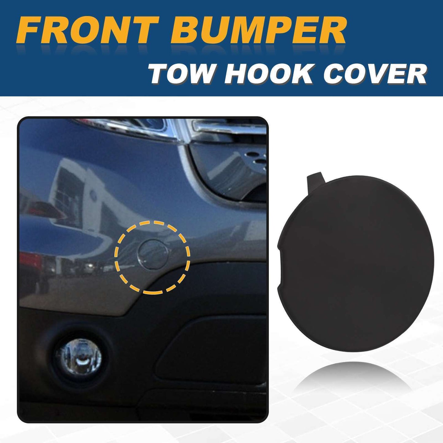 Car Front Bumper Tow Hook Eye Cover Cap Fit for 11-15  for ford  Explorer BB5Z17A900A Q