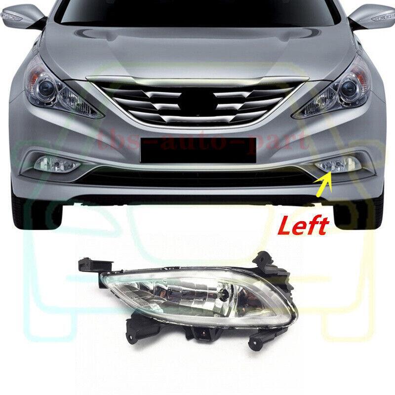 Left drive side front bumper fog lights for Hyundai Sonata 2011 - 2014