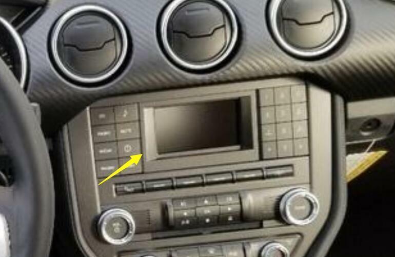 for Ford for Mustang 2015-2022 Matte Silver Central Control Navigation Frame 4.2¡±