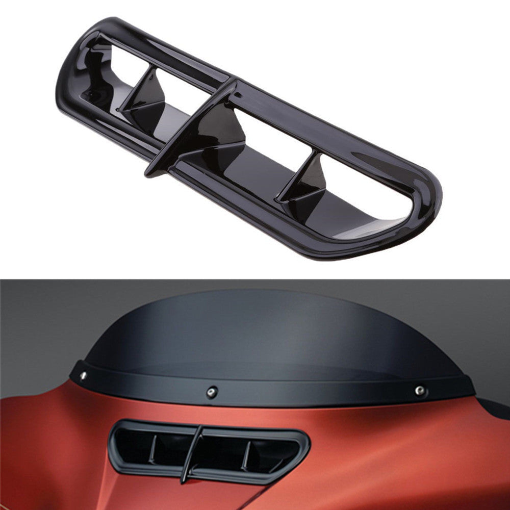 Black Fairing Vent Accent for Harley Touring Electra Street Tri Glide 2014-2018 Q