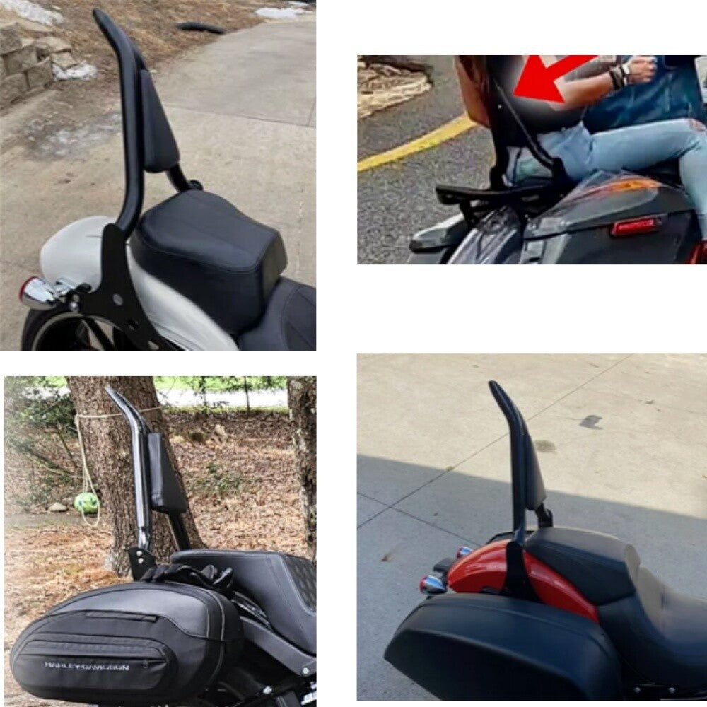 The rear Sissy bar backrest is compatible with for Harley Low Rider FXLR Sport Glide FLSB 2018-2023. n