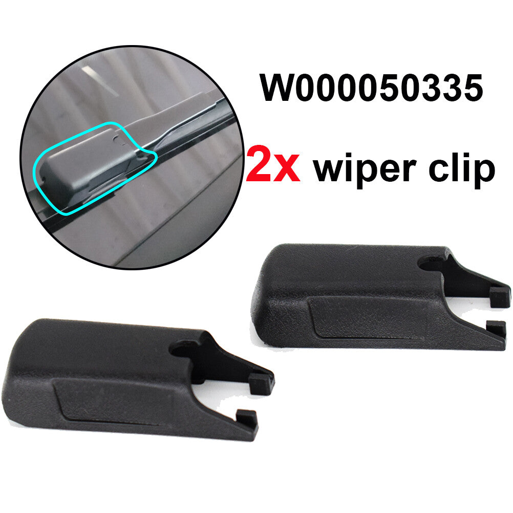 2Pcs Front Windscreen Wiper Arm Cover Caps Clips Fitting Part for Mercedes Benz Q