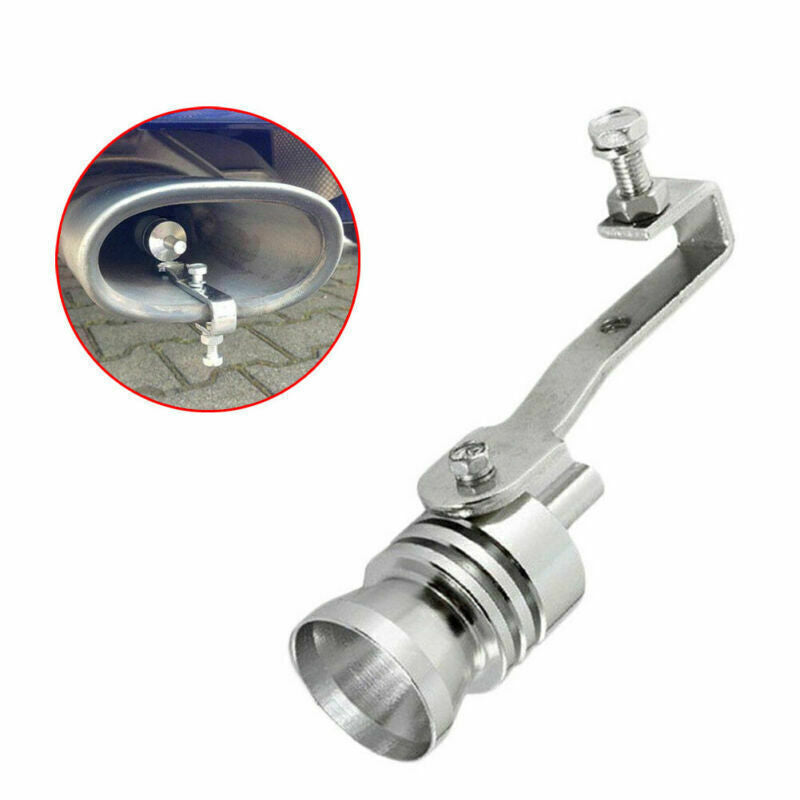 Car Auto Tail Rear Throat Pipe with Screws Exhaust Pipe Muffler Trim Q