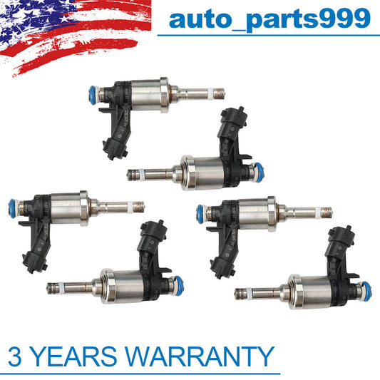 12663380 6X Fuel Injector for GMI Traverse and for Buick Enclave 3.6L (2012-2017) n