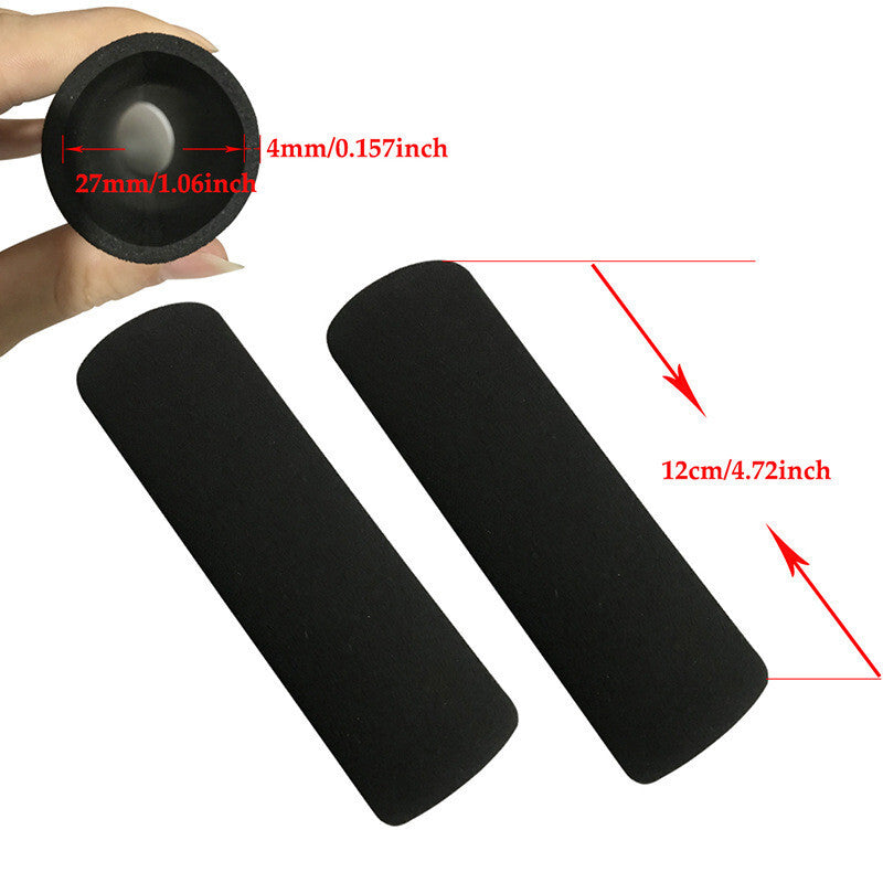Motorcycle Handlebar Grips Cover 7/8in Sponge Foam Anti Vibration Slip Protector Q