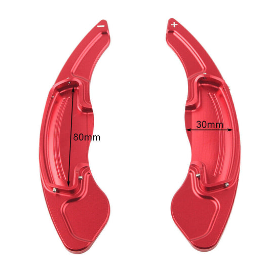 2pc Steering Wheel Shift Paddle Extension Shifter Fit for Honda Accord for Acura CDX Red