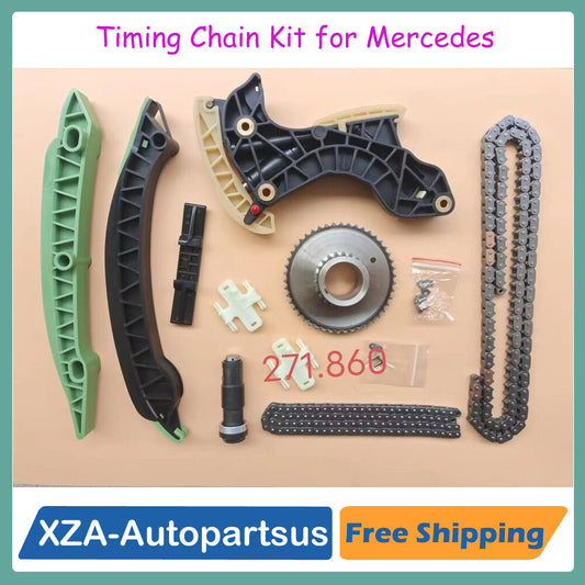 Adjuster Actuator Timing Chain Kit for Mercedes C250 C180 SLK250 1.8L Turbo M271