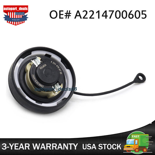 Fuel Tank Gas Filler Cap W/ Strap for Mercedes-Benz C CLS GLK SL SLK 2214700605 Q