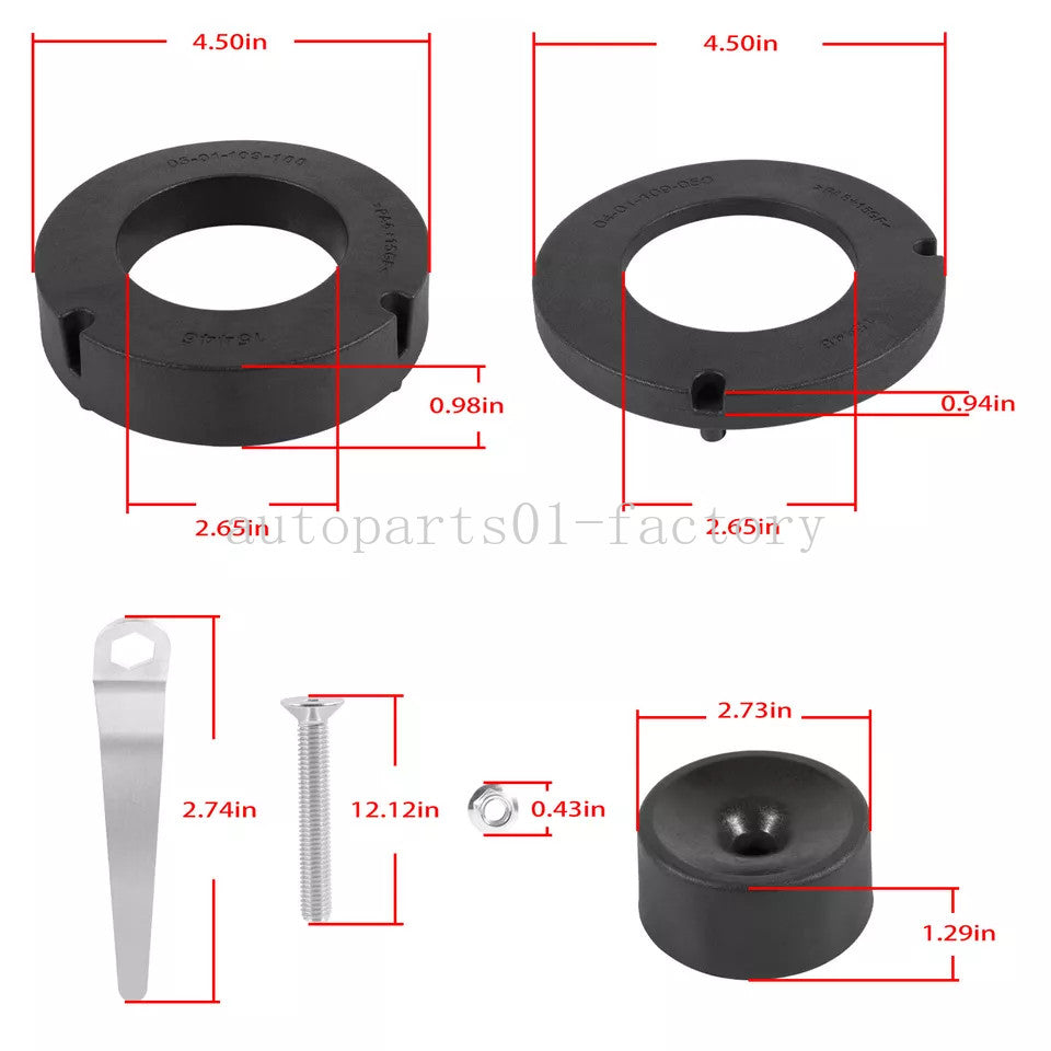 1155300 1.5 Performance Spacer Leveling Kit for Jeep JT Gladiator 20-22