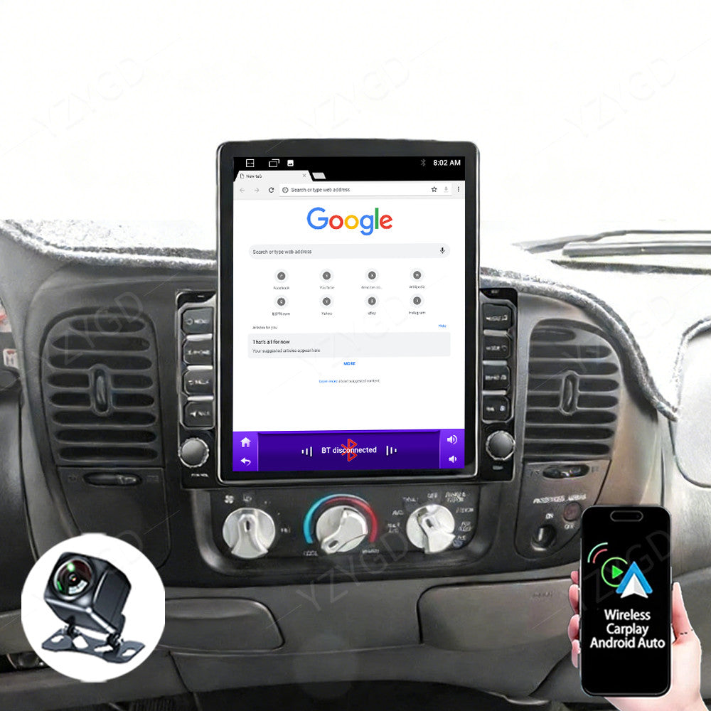 Android Auto Carplay for Ford F150 1997-2004 Car Stereo Radio GPS Navi Screen