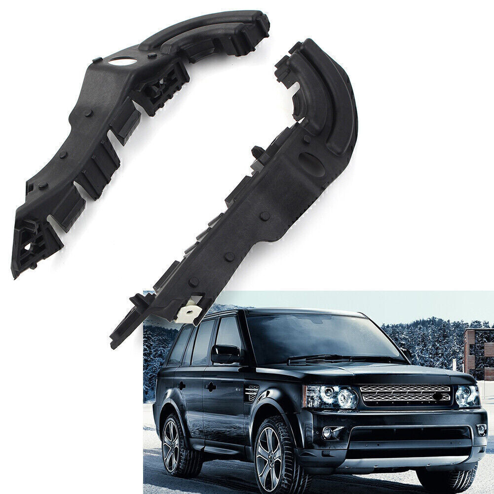 2x Front Bumper Bracket Fit for Land Rover for Range Rover Sport 2010-2013 Black