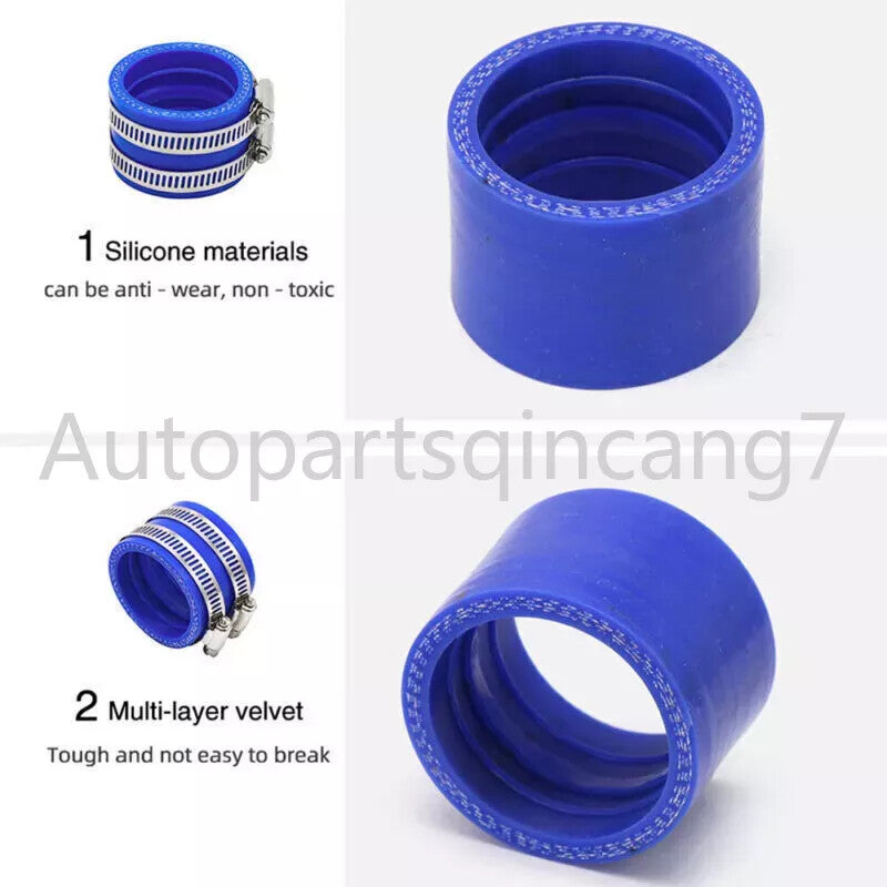 45mm Motorcycle Carburetor Air Intake Flange Adapter Carb Manifold Boot Kit Set Q