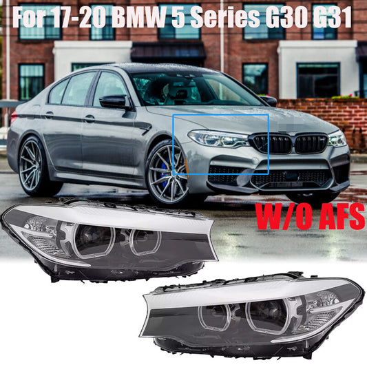 LED Icon Headlight Pair For 2017 2018 2019 2020 5 G30 G31 M5 540i 530 n